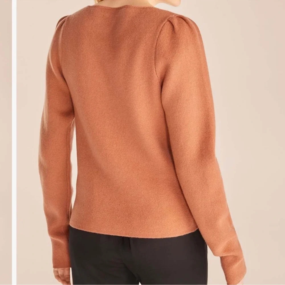 NWT REBECCA TAYLOR PUFF SLEEVE SWEATER